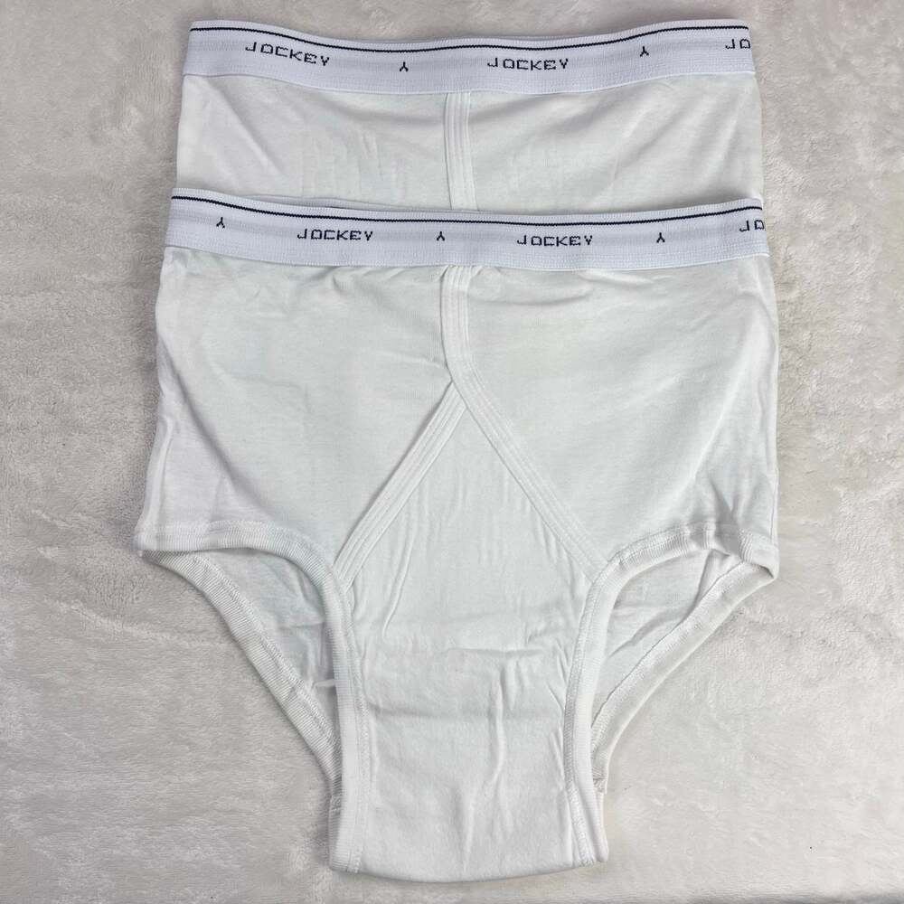 Jockeys men’s vintage white briefs Underwear size 34 2 pair Cotton